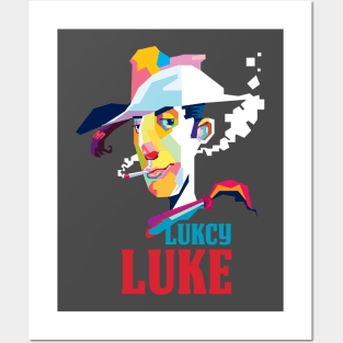 Lucky Luke In Pop Art Posters and Art